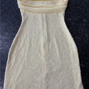 Windsor Strapless Baby Yellow Dress